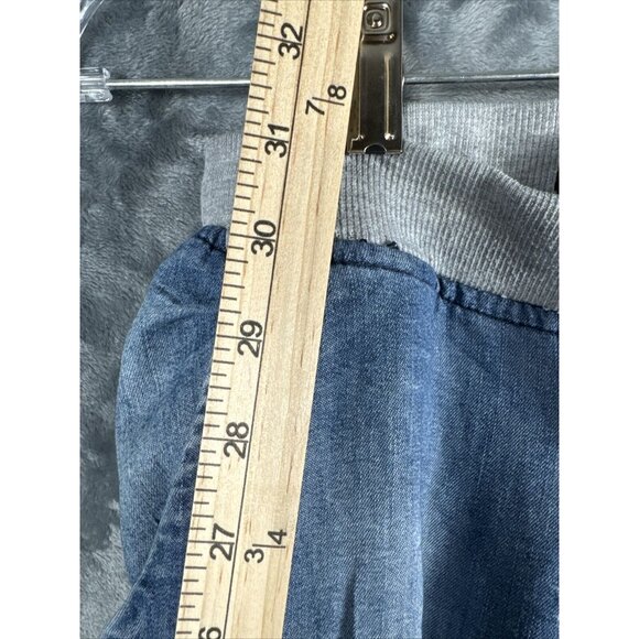 Rue 21 Pants Girls Small Distressed Soft Blue Joggers - Picture 9 of 11